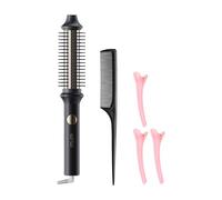 Spazzola Per Capelli Ricci Riscaldata - Arricciacapelli Spazzola Rotonda per Styling | Pettine Volumizzante con Spegnimento Automatico e Protezione Antiscottatura per Salone e Casa