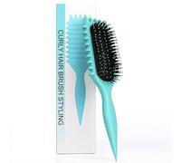 Spazzola per capelli ricci, Segreti di capelli ricci, Spazzola Definizione Riccioli per Fissare e Modellare i riccioli Ridurre le Frecce Ribelle e la Separazione dei ricci (Verde)