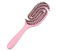 Spazzola Per Capelli Ricci - Spazzola Per Capelli Da 22 * 6,5 * 2,5 Cm | Spazzole Per Peli | Spazzole Con Setole Di Cinghiale Per Bambini, Ragazze, Donne, Salone, Festival, Viaggi, Spa, Toelett