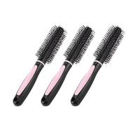 Spazzola per Capelli Rotonda 3 Pezzi, Pettine Arricciacapelli Senza Scivolo, Spazzola per Capelli, Uso Domestico per lo Styling con Asciugatura