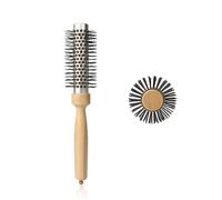 Spazzola per capelli rotonda in metallo professionale per asciugatura con perno sezionatore pettine resistente alle alte temperature spazzola rotonda per la cura quotidiana dei capelli