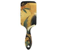 Spazzola per capelli sani antistatica stile Boho nero Scimmia Spazzola da massaggio progettata per la perdita dei capelli con manico ergonomico cepillo para cabello