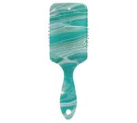 Spazzola per capelli sani antistatica verde effetto marmo falso Glitter Pennello massaggiatore per cuoio capelluto per asciugatura con manico ergonomico cepillo para cabello