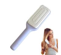 Spazzola per capelli semplice e pulita | Pettini per capelli da donna con setole retrattili - Pettini portatili con manico rotante per uomini, donne, bambini