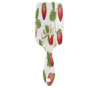 Spazzola per capelli spazzola per capelli spazzola per capelli con cuscino d'aria pettine frutta fragola uno per capelli spessi e antistatico districante