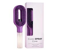 Spazzola per capelli spray per districare, pettine per nebbia d'acqua con manico serbatoio, spazzola antistatica per capelli ricci e spessi, nebbia con un pulsante per levigare la criniera crespa