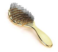 Spazzola per Capelli Vintage, Adatta per Capelli Lunghi, Capelli Ricci, Massaggio del Cuoio capelluto, Parrucchiere, Pettine, Barbiere, Parrucchiere, acconciatura(Oro)