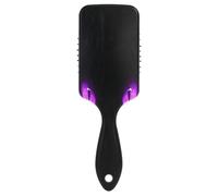 Spazzola per capelli viola con occhi fluo, spazzola districante, pettine per capelli sani, spazzola 3D per capelli