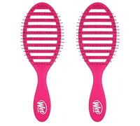 Spazzola per Capelli Wet Brush a Secco Rapido - Rosa - Design con Sfiato e Setole Ultra Morbide HeatFlex Sicure per Asciugatura a Soffio Con Manico Ergonomico, Gestione di Grovigli e Capelli