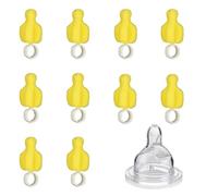 Spazzola per capezzoli di biberon - 10 spazzole per pulizia spugna | Purificatore per capezzoli morbidi per bottiglie, tazze e cannucce, set di detergente per capezzoli per bottiglie per pulizia F