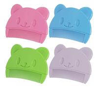 Spazzola per cappelli per bambini 4 pezzi Pettine curvo per bambini con setole morbide Pettine a denti fini Spazzola per capelli per forfora e pidocchi Essenziale per la cura