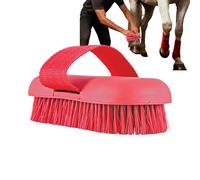 Spazzola per cavalli, strumento con setole dure, spazzola per la toelettatura del bestiame con spugna, cura degli animali per fare il bagno, spargimento, sminuzzamento, bestiame di mucca per uso
