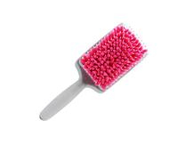 Spazzola per Chioma Bagnati Rosa in Plastica, Districa e Asciuga | Subito Dopo la Doccia, Setole Assorbenti Rimuovono L'acqua, per Chioma Fini e Sottili, Pettinatura Fluida