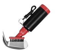 Spazzola per club da golf - Strumento di pulizia sportiva, doppia spazzola, lavatrice, accessorio leggero, gadget per esterni resistente | Pulitore tascabile compatto, comoda impugnatura con comoda