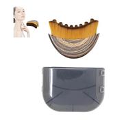 Spazzola per contorno linfatico per il viso, per scolpire il mento e la mascella, design ergonomico, si adatta alla pelle, allevia con precisione la fatica e la pulizia del viso (1 set)