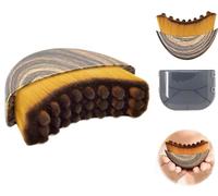 Spazzola per contorno linfatico, spazzola per viso a secco, massaggiatore per drenaggio linfatico, per scolpire viso, mento e mascella, riduce il gonfiore, progettato ergonomicamente per adattarsi