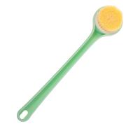 Spazzola per Corpo da Doccia con Manico lungo Verde | Plastica, Testa per Schiena, Forma Cartoon, Pulizia Delicata e Esfoliazione Nelle Zone Difficili