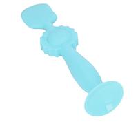 Spazzola per Crema per Pannolini per Bambini, Spatola per Crema per Pannolini Previene le Dita Sporche Base a Ventosa Altezza 5,9 Supporto Verticale Silicone Delicato Sulla Pelle per l'uso (Blu)