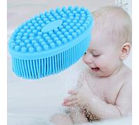 Spazzola per Culla, Spazzola per Capelli per Bambini Spazzola per Bagnetto per Bambini Morbida e Confortevole Spazzola Sensoriale per Bambini in Silicone da 4,7x2,8x1,6 Pollici