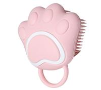 Spazzola per Cuoio Capelluto in Silicone Rosa per Ragazzo Ragazza | Setole Delicate, Pulizia Durante il Bagno, Massaggio Rilassante, Riduce Tensione, Uso Quotidiano