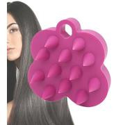 Spazzola Per Cuoio Capelluto Pettine Massaggiante In Silicone | Spazzola Per Lavaggio Dei Capelli Per Donne Shampoo Doccia Lavaggio Rilassamento Cura Della Salute Salone Casa