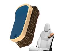 Spazzola per dettagli auto, spazzola per capelli a cavallo spolverino per veicoli, spazzola interna in tessuto per auto, per proprietari di auto camion SUV camper valvola aria per tappezzeria volante