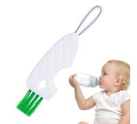 Spazzola per dettagli con coperchio a tazza, design a forma di carota, pieghevole e portatile, forniture per l'allattamento al seno per bottiglia d'acqua, capezzoli, biberon, bicchieri Rockia