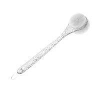 Spazzola per doccia per il corpo - Detergente a setole morbide a doppio lato, spazzola per scrub corpo per schiena e bagno, per uomini e donne anziane, uso quotidiano Spa viaggio casa bagno