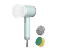 Spazzola per doccia ricaricabile, ABS, componenti elettronici, multiuso, perfetta per piastrelle della cucina, auto, vasca da bagno, per la pulizia del pavimento, 21 x 8,5 x 7 cm