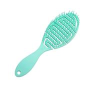 Spazzola per Donne Professionale Spazzola per Capelli Umidi e Asciutti Riduce la Rottura Elimina i Nodi Metallo Massaggiare il Cuoio Capelluto (Verde)