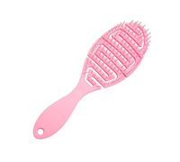 Spazzola per Donne Professionale Spazzola per Capelli Umidi e Asciutti Riduce la Rottura Elimina i Nodi Metallo Massaggiare il Cuoio Capelluto (Rosa)