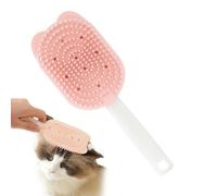 Spazzola per gatti, accessorio per animali domestici per pettine per capelli e strumenti per massaggio, spazzola per la cura dei gatti su entrambi i lati, per rimuovere il pelo sciolto di gattini e