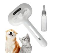 Spazzola per gatti con vapore, spazzola a vapore autopulente per peli di gatto con manico ergonomico, vaporizzatore delicato, grande capacità, strumento per rimuovere l'appannamento, massaggio