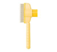 Spazzola per gatti contro i capelli | Impugnatura ergonomica per la pulizia del click Slicker Rake - Spazzola per animali domestici | Per mastici sottobosco cura bagno pulizia