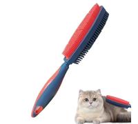 Spazzola per gatti, design a due lati, spazzola per capelli per cani, rimuove i sciolti negli animali domestici, come conigli, gattini cuccioli