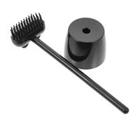 Spazzola per Gatti per Grooming, Massaggio e Gioco Mini 1 Pz in Abs Nero | Gatto e Kitten, Funzione Claw Repair, Accessorio Pet, Formato Compatto per Cura Quotidiana