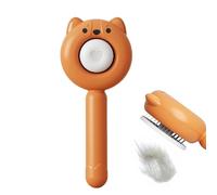 Spazzola per gatti per spargimento | Spazzola per gatti con pulsante di rilascio per gatti a pelo lungo o corto - Spazzola delicata sulla pelle per la toelettatura del gatto, strumento per rimuovere i