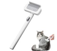 Spazzola per Gatto：Pettine per Gatti,Pettine per Cani,Spazzola Autopulente per Gatti,2 In 1 Spazzola per e Cani,Rimuovere Peli Superflui Sbrogliare Nodi Morti,Sicuro per Domestici di Piccola