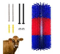 Spazzola per grattare e raschiare cavalli e mucche, spazzole semi-rotonde, 40 cm, tappetino per massaggio, in nylon, cavallo