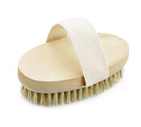 Spazzola per il corpo con spazzole a secco, spazzola esfoliante per pelle secca in setole naturali per una pelle impeccabile, drenaggio linfatico e miglioramento della circolazione sanguigna