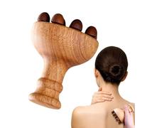 Spazzola per il corpo in legno per massaggio, massaggiatore per palmo a 12 | Spazzola Per Massaggio Al Corpo Della Testa Per Il Centro Benessere Domestico Da Viaggio Dalla Parte Posteriore Del Collo, De