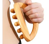 Spazzola per il corpo in legno - Rullo massaggiatore manuale per trigger point, spazzola modellante per il corpo, massaggiatore in legno per alleviare il prurito della pelle