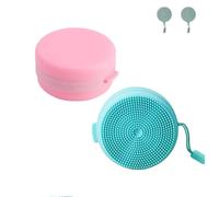 Spazzola per il corpo in silicone, 2025, spazzola per la doccia in silicone, per il corpo, con sapone per la toilette, massaggio per doccia, schiuma ricca (A+B)