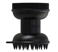 Spazzola per il corpo in silicone portatile esfoliante 3 in 1 spazzola per capelli shampoo multifunzionale per il bagno