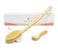 Spazzola per il corpo secco per il ringiovanimento della pelle - Spazzola per la schiena - Stimola il drenaggio linfatico e riduce al minimo la cellulite