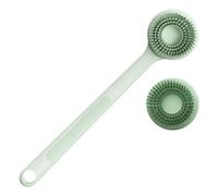 Spazzola per il corpo - Spazzola per doccia girevole in silicone da 9,6 cm | Lavatrice per schiena elettrica automatica a 2 velocità per doccia | Massaggio completo del corpo e spazzola posteriore per
