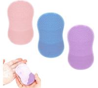 Spazzola per il lavaggio del viso in silicone super morbida, Spazzola per il lavaggio manuale del viso per esfoliazione, Spazzola per la pulizia e Spazzola per il massaggio per la cura della pelle Pul
