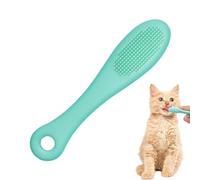 Spazzola per il mento del gatto - Spazzolino da denti in silicone per la cura dei denti del gatto | setole morbide manico ergonomico scrubber per la pulizia del mento del gatto | Scrubber per il mento