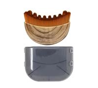 Spazzola per il viso con drenaggio linfatico, massaggiatore viso con setole morbide, strumento di contorno manuale per la cura della pelle C