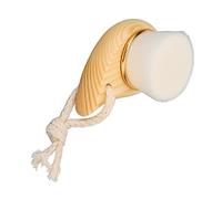 Spazzola per il Viso in Legno, Manico in Faggio Spazzola per la Pulizia del Viso di Piccole Dimensioni Facile da Trasportare Manuale Riutilizzabile per i Viaggi